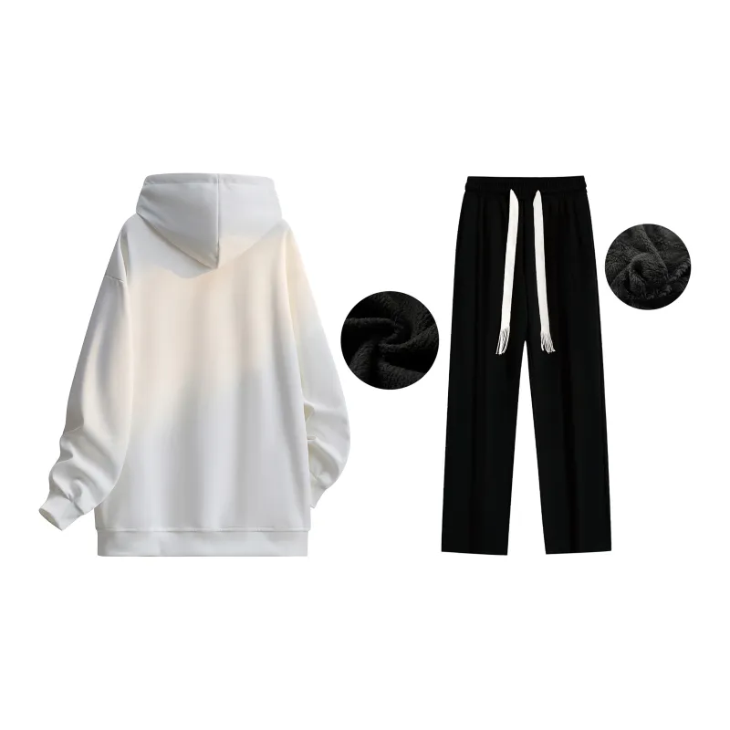 LA'T.WEEKEND Sweatshirt Sets For Fall And Winter Unisex-3