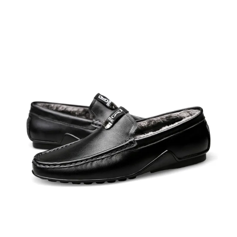 CKVUSAMG Beanie Shoes Men's Black-4
