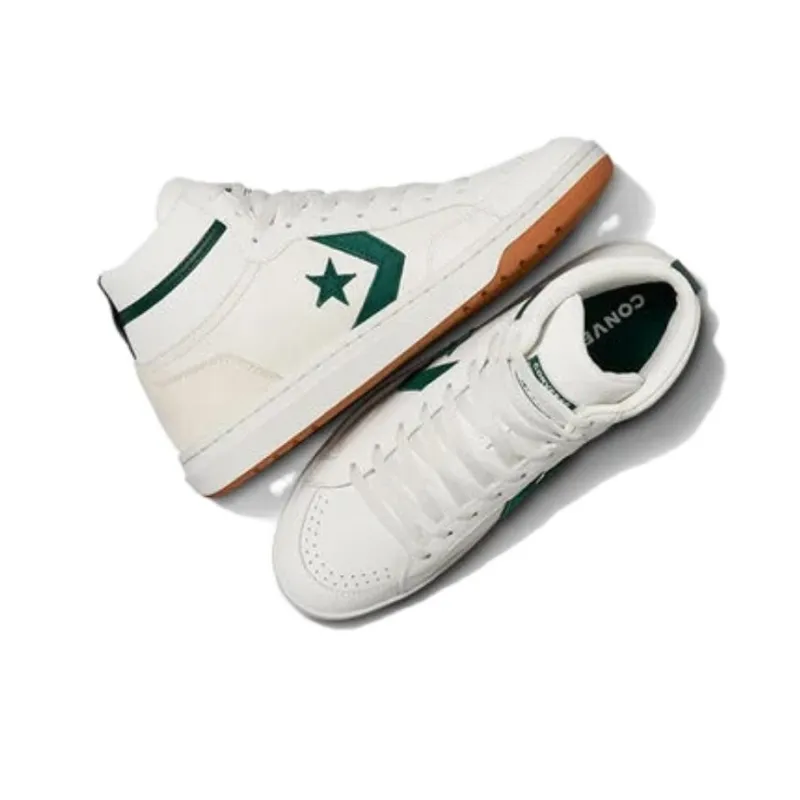 Converse Pro Blaze Luxe Mid 'Classic Sport Vintage White Green Envy'-3