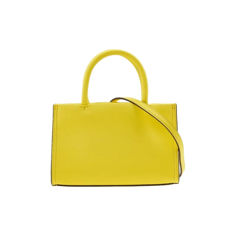 TORY BURCH Ella Synthetic Leather Tote Bag Shopping Bag Shoulder Bag Crossbody Bag Handbag Mini Women's Daylily Yellow-2