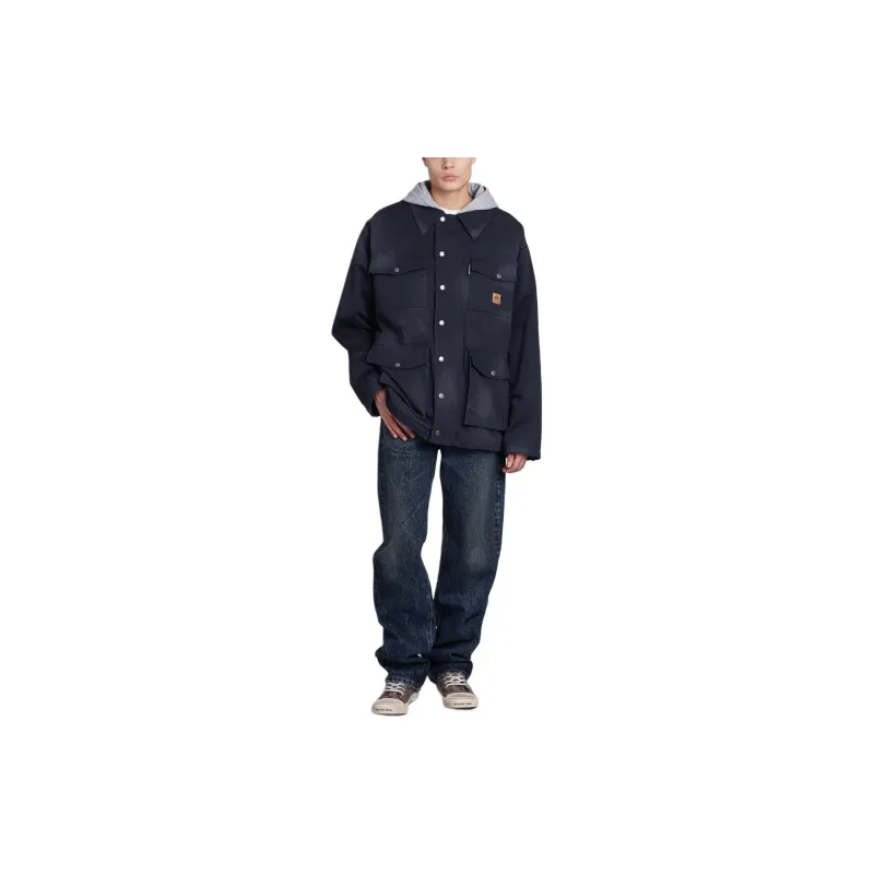 Balenciaga Double Layered Workwear Parka-2