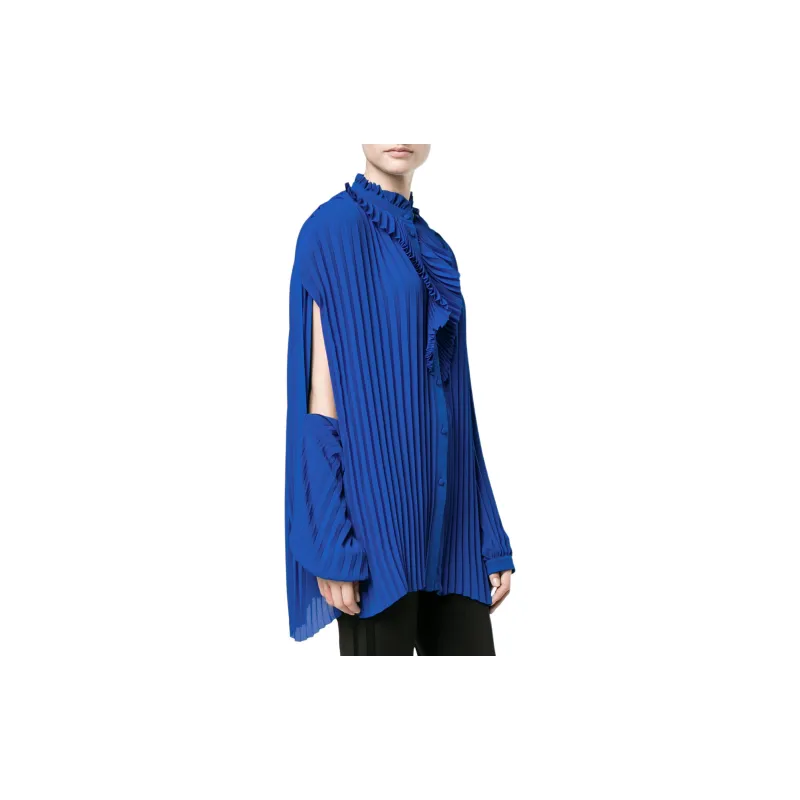 Balenciaga Pleated Multi-styling Blouse-3