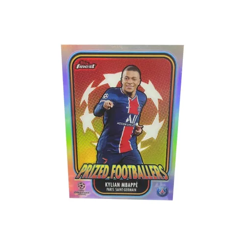 Topps UEFA Champions League FINEST Special Card France Paris Real Madrid Mbappé Sports Cards 1 Piece