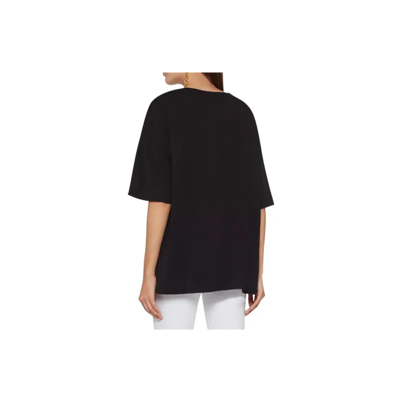 VERSACE T Shirts Women's Black-4