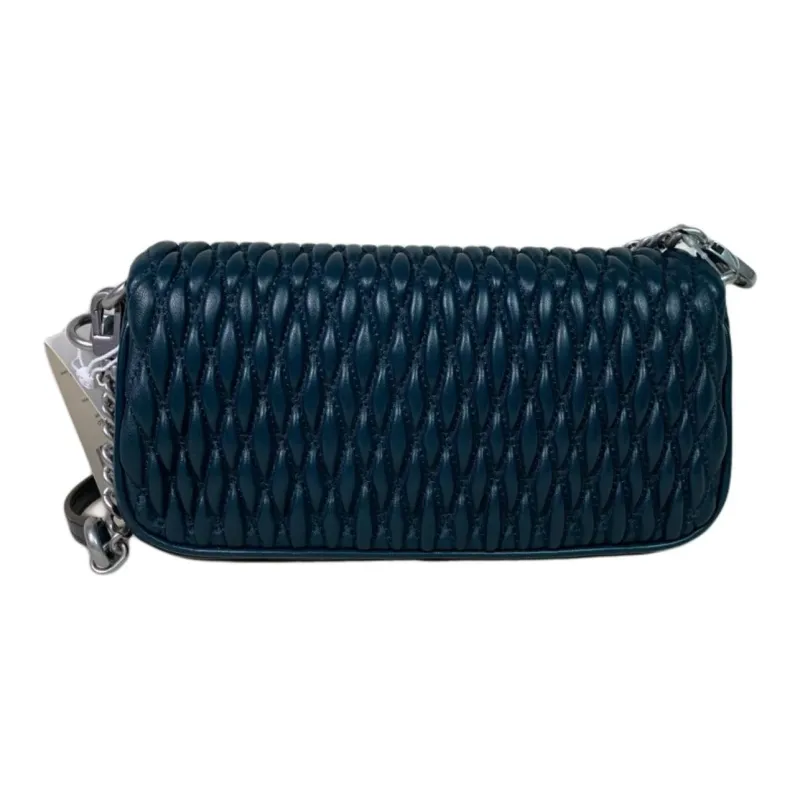 TORY BURCH Kira Leather Portable Crossbody Bag Shoulder Bag Small Size Women's Water Duck Blue-1