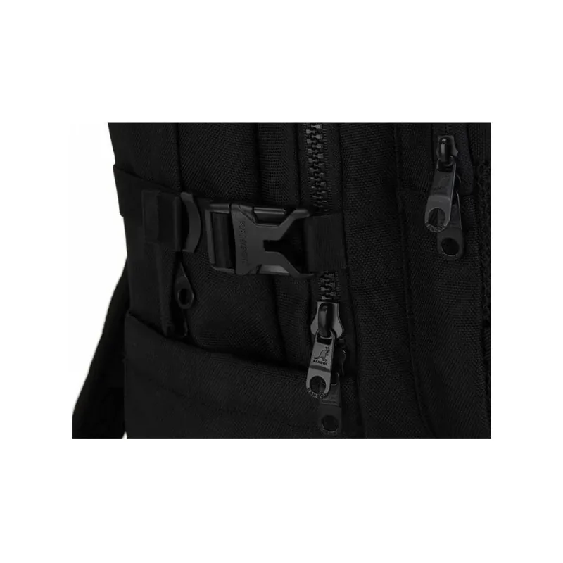 KANGOL Nylon Backpack Unisex Black-4