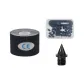Boxed Carbon Black Tip Nails (Set of 34 Pcs+Nail Pullers)+Skin Tape Black 5CM*5M