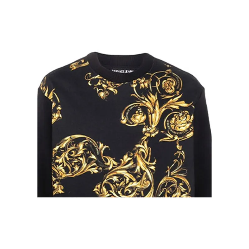 VERSACE JEANS COUTURE Sweatshirt Men's Black-4