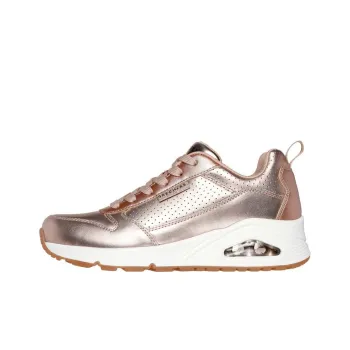 Skechers Street Series Anti Slip Wear Resistant Low Top Casual Shoes Women's Gold