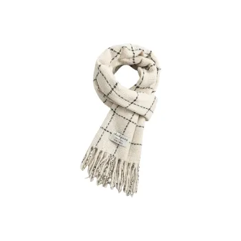 Youyoulan Faux Cashmere Knit Scarves Unisex