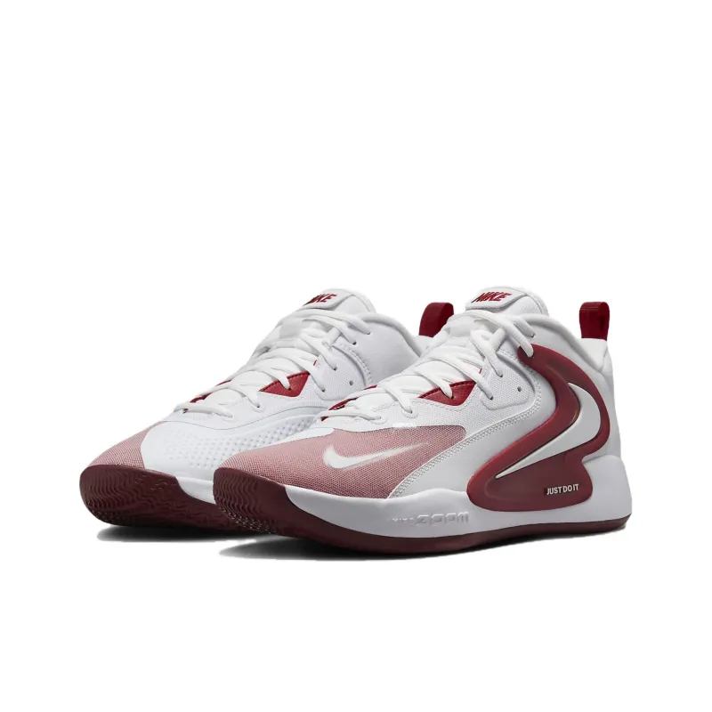 Nike HyperSet 2 White Team Crimson-2