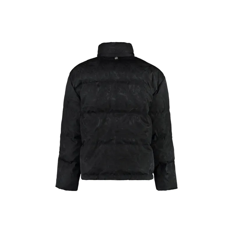 VERSACE Baroque Printed Zipped Puffer Jacket-1