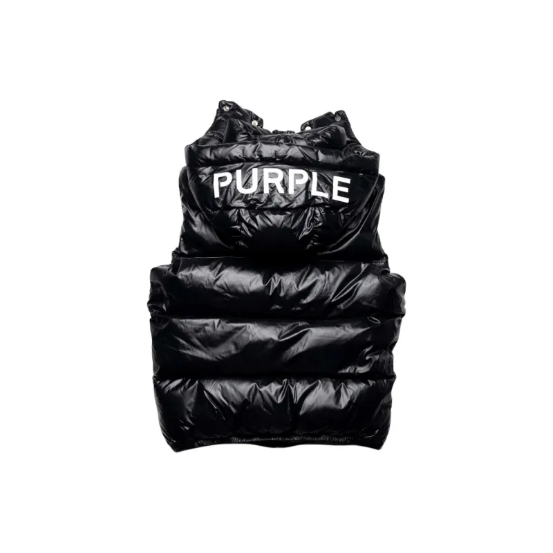 PURPLE BRAND Nylon Puffer Vest-1