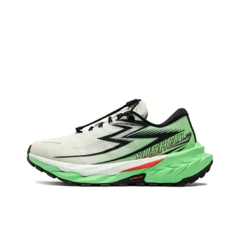 361° Anti Slip And Wear Resistant Breathable Low Top Casual Running Shoes Men's White Green