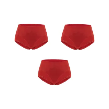 Anna Sweet Talks Underpants Women's 3 Pack Red