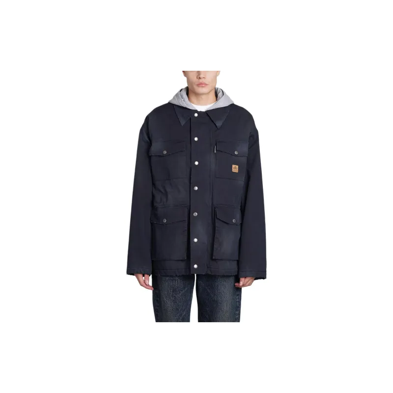 Balenciaga Double Layered Workwear Parka-3