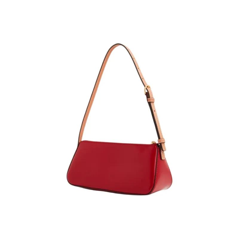 TORY BURCH McGraw Calfskin Handbag Shoulder Bag Women's Red-2