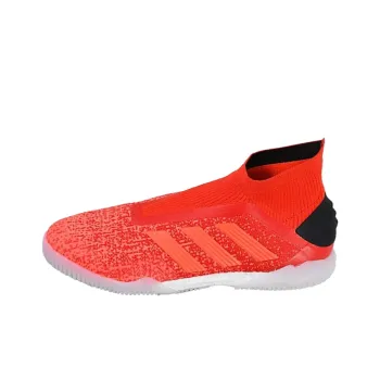Adidas Predator 19+ IC/IN Anti Slip Wear Resistant Soccer Shoes Men's Red