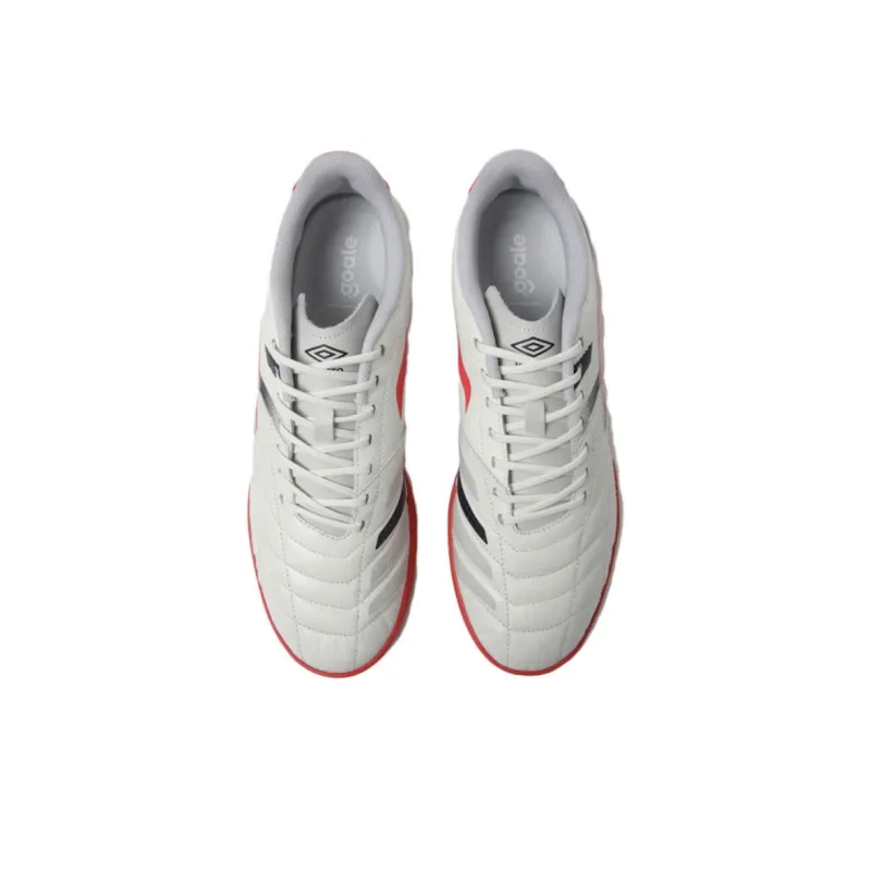 Umbro Anti Slip Wear Resistant Soccer Shoes Unisex Beige Red-3