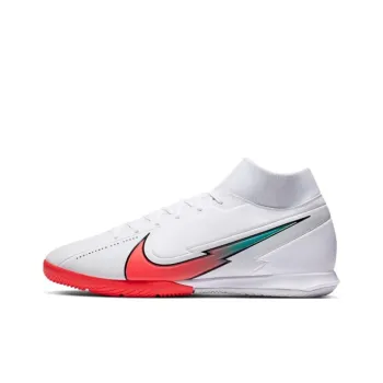Nike Mercurial Superfly 7 Anti Slip Wear Resistant Soccer Shoes Men's White Orange