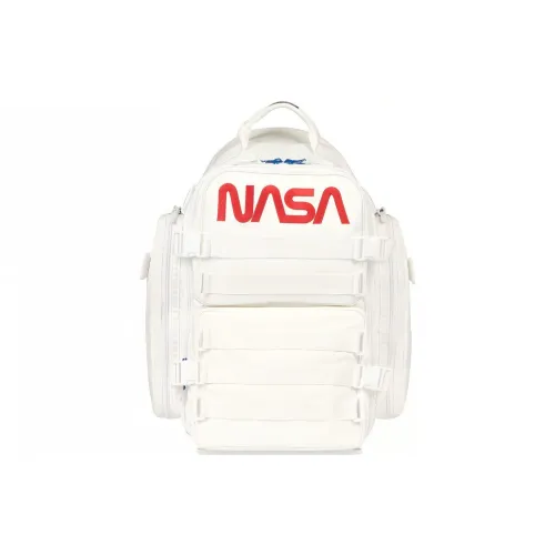 Balenciaga NASA Collaboration Nylon Backpack Men's White
