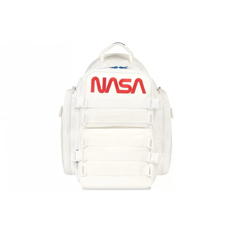 Balenciaga NASA Collaboration Nylon Backpack Men's White-0