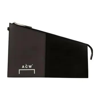 A COLD WALL* Leather Messenger Bag Shoulder Bag Crossbody Bag Regular Men's Black Gray