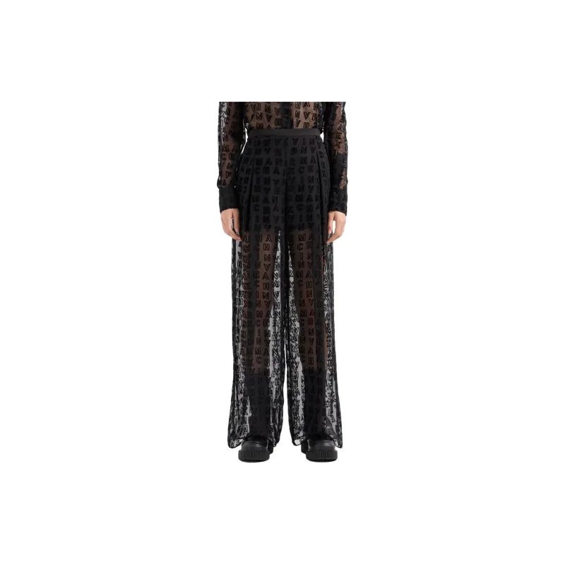 ARMANI EXCHANGE Monogram pattern Palazzo-1