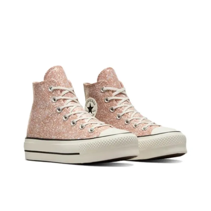 Converse Women's Chuck Taylor All Star Lift Platform High 'Glitter Dusty Cinder' Women's-1