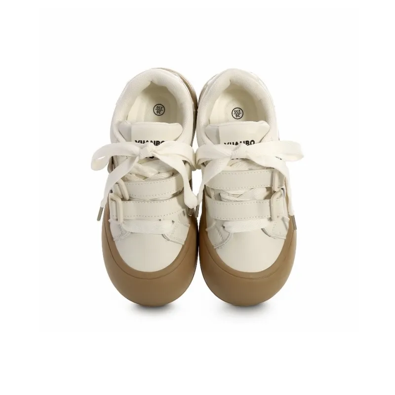 UNIITY Niche Cute Style, Platform Chunky Shoes Slip Resistant Low Top Skateboard Shoes Women's Box Included-2
