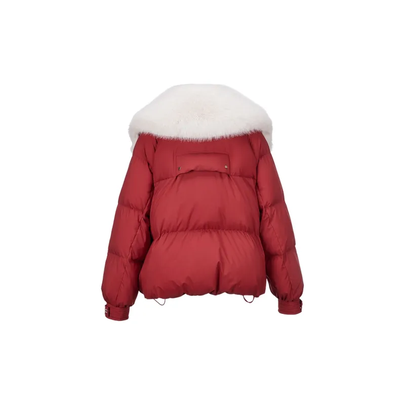XIANGYING Down Jacket Women's Red-1