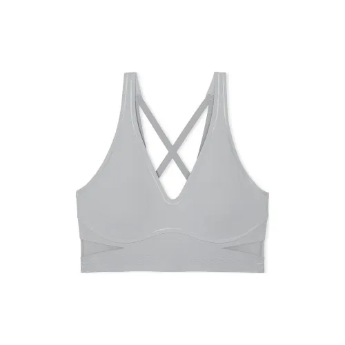 Victoria's Secret VSX Elevate Refined Contours Plunge Bra / Sterling Bra Women's Gray