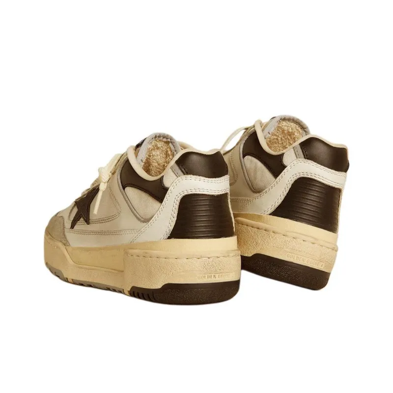 Golden Goose Forty2 Low Top Skateboard Shoes Men's Beige-2
