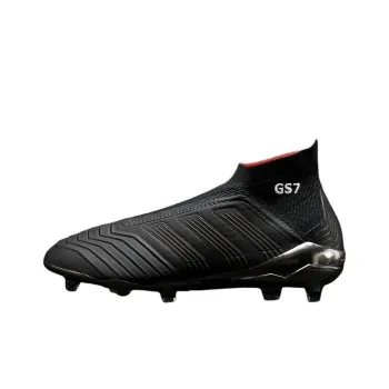 Adidas Predator 18+ FG Firm Ground Anti Slip Wear Resistant Soccer Shoes Men's Black