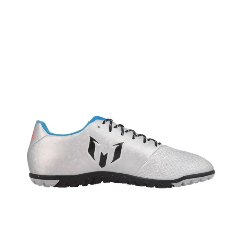 Adidas Messi 16.3 TF Rubber Broken Studs Artificial Ground Anti Slip Wear Resistant Soccer Shoes Men's Gray-1