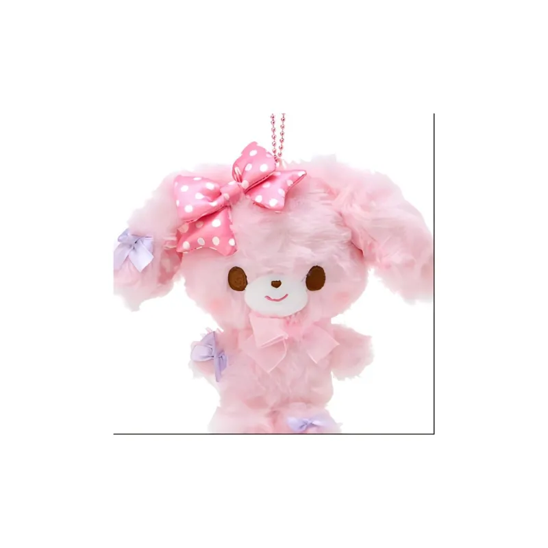Sanrio Bubu Rabbit Candy Ribbon Dolls Plush Pendant 14cm Height-2