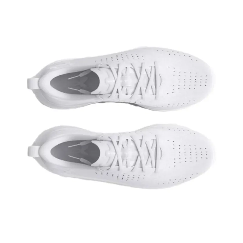Under Armour Anti Slip Wear Resistant Low Top Casual Running Shoes Women's White-3