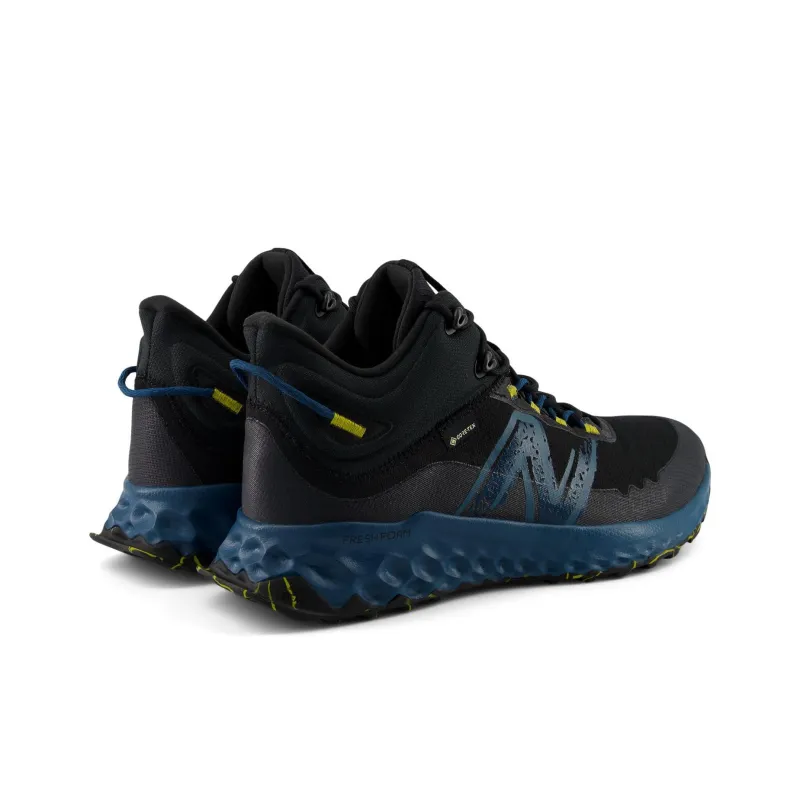 New Balance NB Fresh Foam Garoe V1 Slip Resistant Water Resistant Low Top Running Shoes Men's Black Blue-3