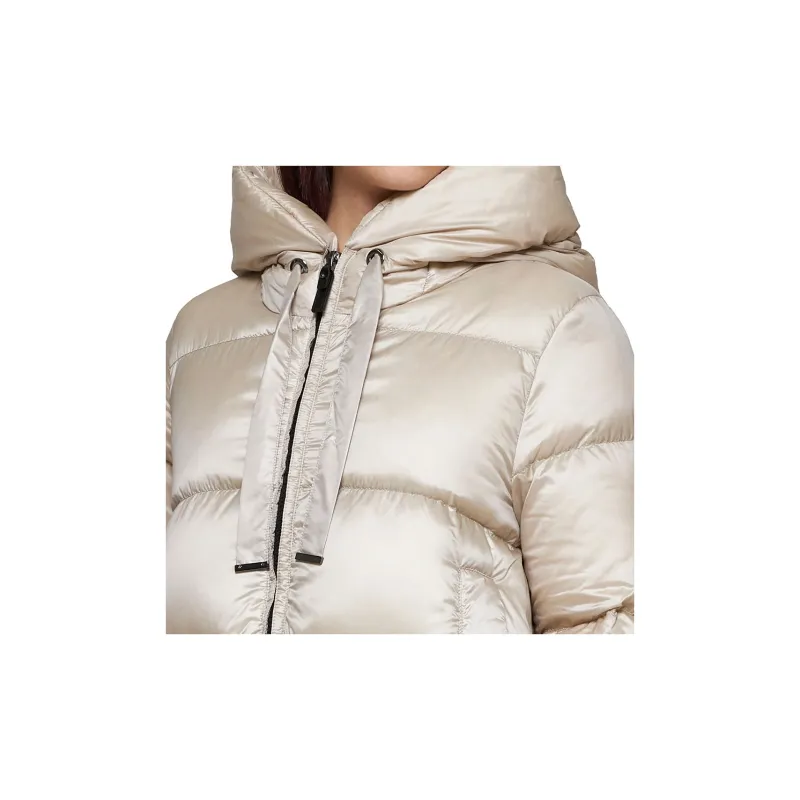 MaxMara Zip Up Drawstring Coat-4