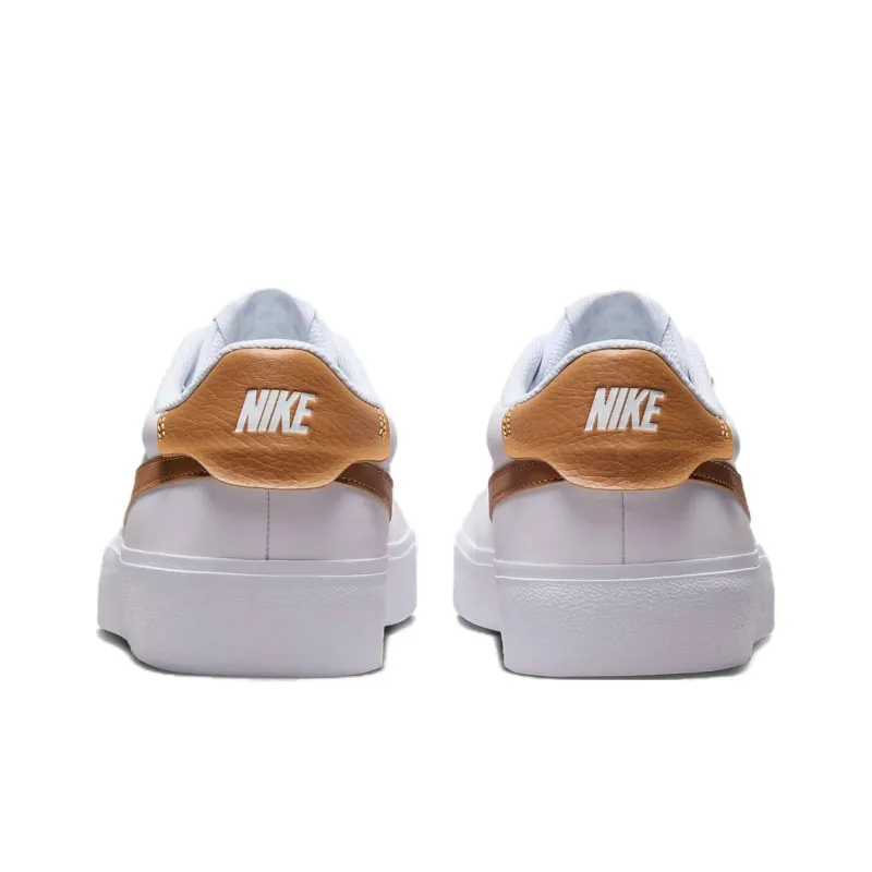 Nike Court Shot White Flax-4