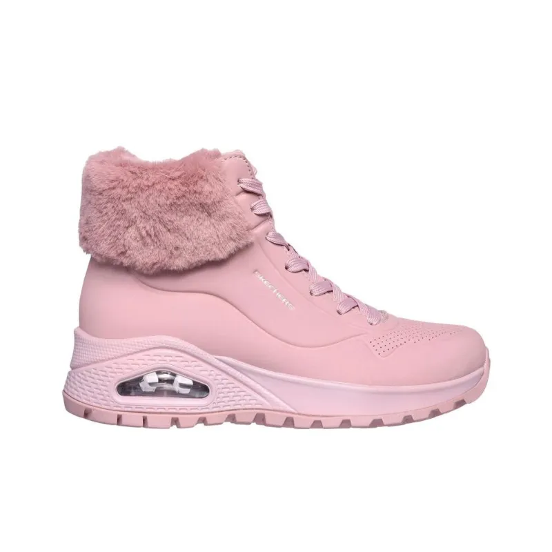 Skechers Street Anti-Slip Wear-Resistant High-Top Casual Shoes Women's Pink-1
