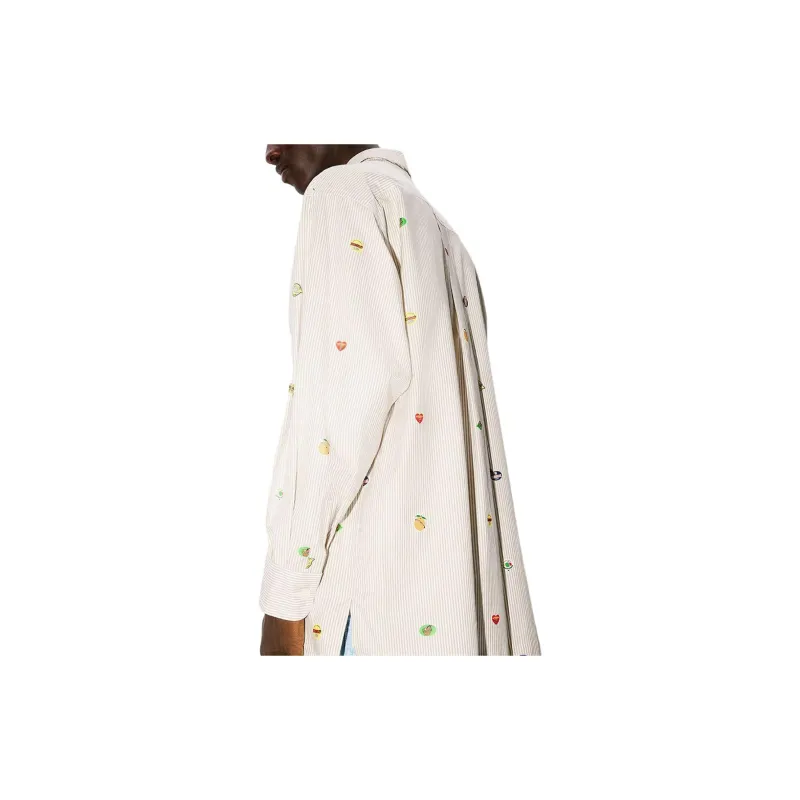 KENZO Fruit Stickers Striped Shirt-5
