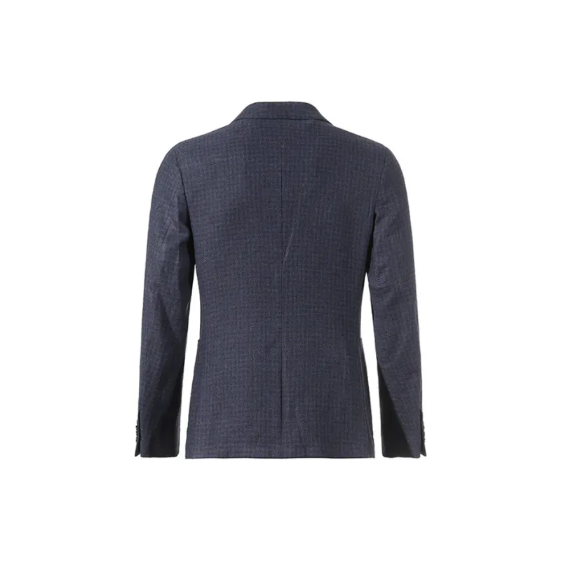 Ermenegildo Zegna Single Breasted Checked Blazer-1