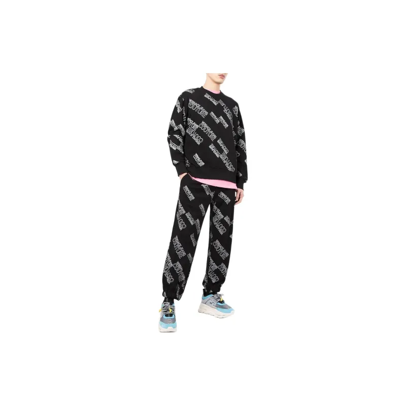 VERSACE JEANS COUTURE All over Logo Track Pants-2