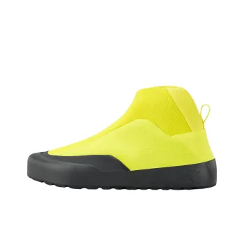 Arcteryx Kragg Anti-Slip Wear-Resistant Mid-Top Outdoor Shoes Men's Yellow Black
