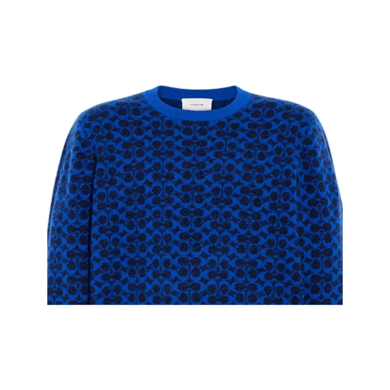 COACH SS23 Sweater Men's Bright Blue-4