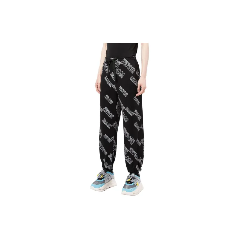 VERSACE JEANS COUTURE All over Logo Track Pants-4