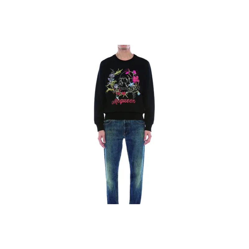 Alexander McQueen Sweatshirt Men's Black-1