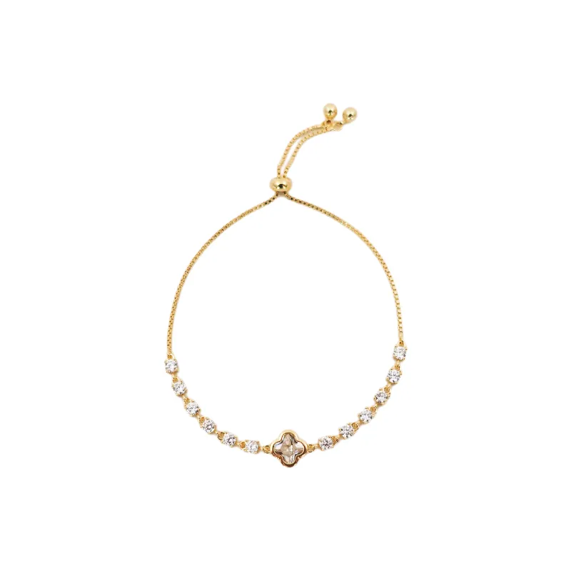 PINK U Alloy Bracelets Women's Silver Gold-5