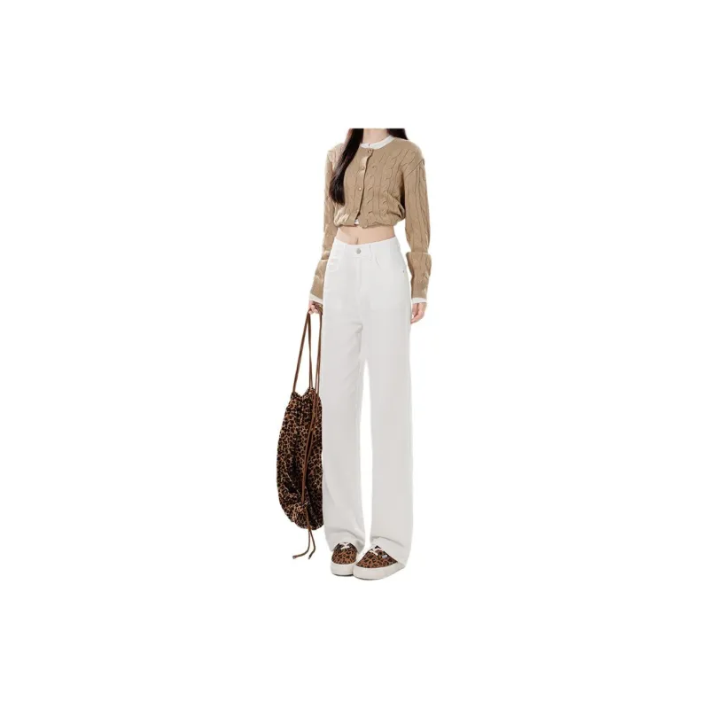 Concubine Zhu Jeans Unisex White-2